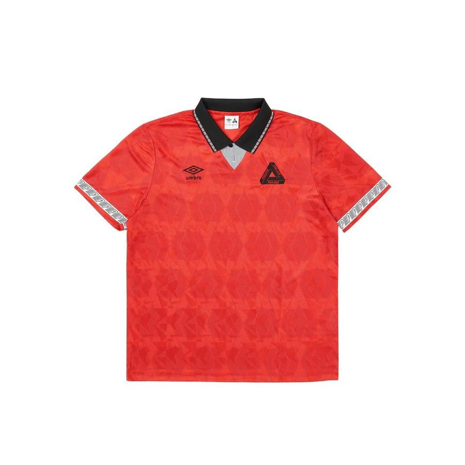 PALACE X UMBRO CLASSIC JERSEY VERMILLION