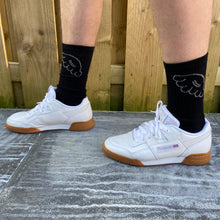 Load image into Gallery viewer, Black Pasty Socks