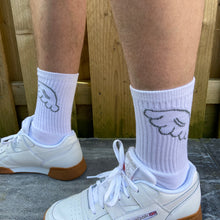 Load image into Gallery viewer, White Pasty Socks