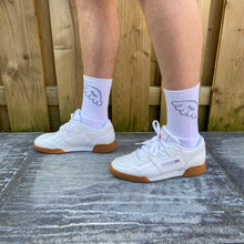 Load image into Gallery viewer, White Pasty Socks